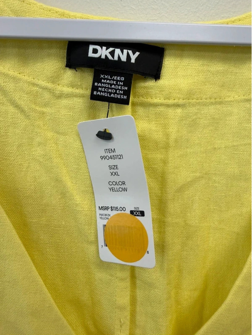 Linen Maxi Dress - DKNY - Women’s Size XXL - Picture 4 of 4